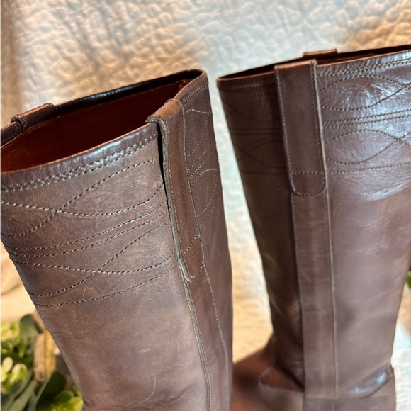J. Crew Chestnut Leather Tall Boots - Picture 6 of 7